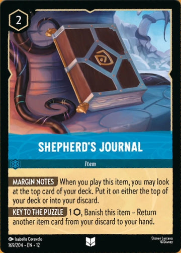 Set12-169 | Shepherd's Journal | Uncommon | Foil
