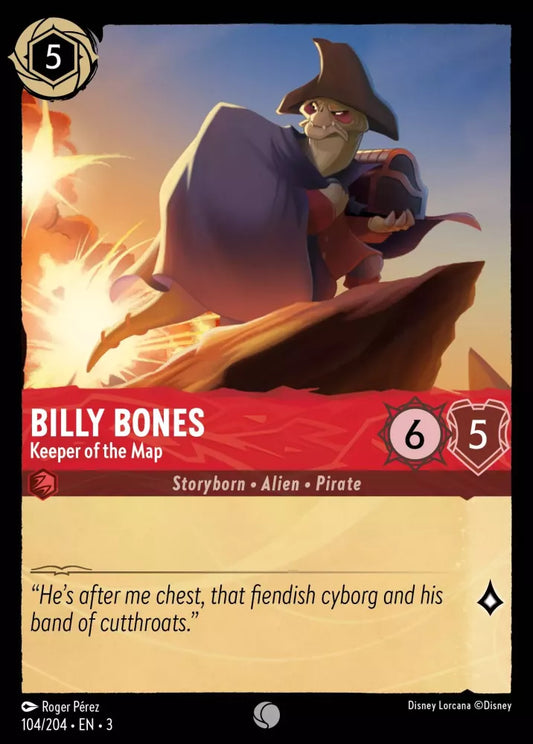Set 3-104 | Billy Bones - Keeper of the Map | Common