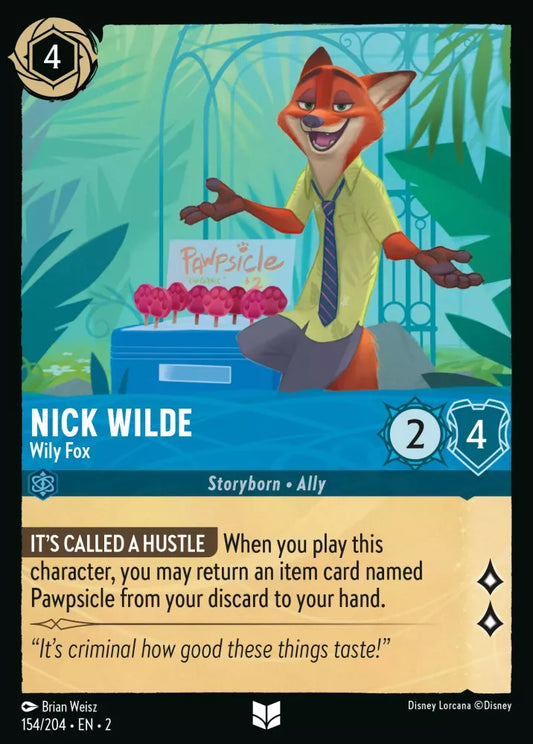 Set 2-154 | Nick Wilde - Wily Fox | Uncommon