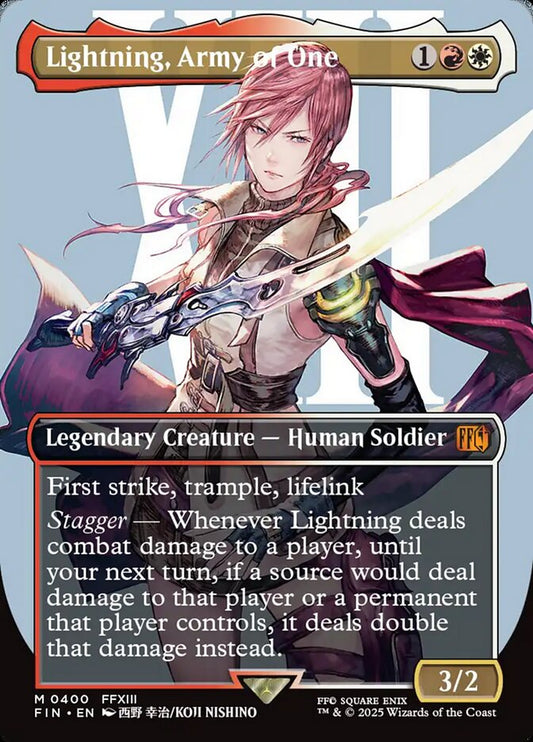 EN | Lightning, Army of One| | FIN-400