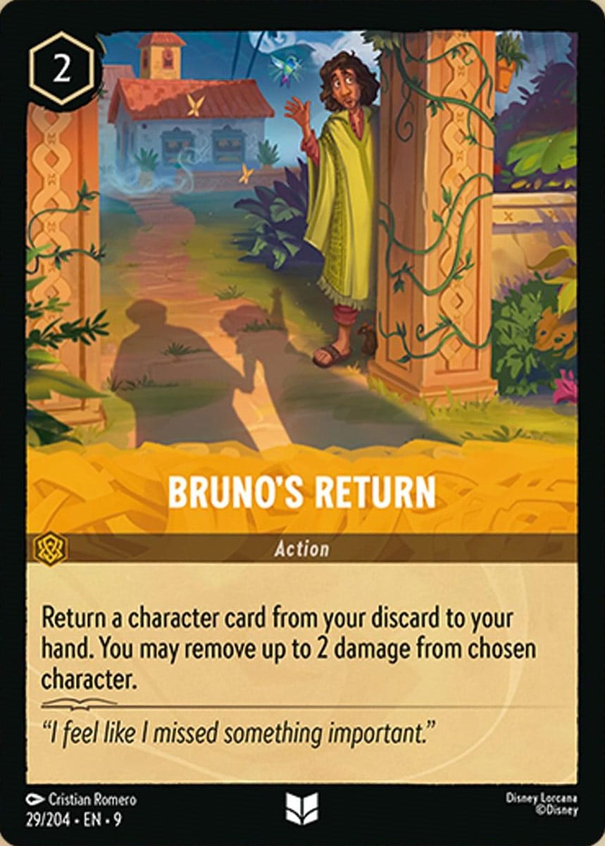 Set 9-029 | Bruno's Return | Uncommon