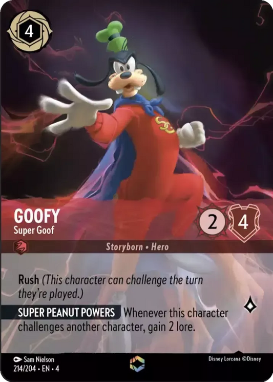 Set 4-214 | Goofy - Super Goof | Enchanted