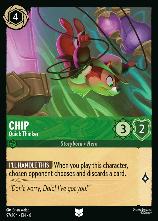 Set 8-097 | Chip - Quick Thinker | Uncommon