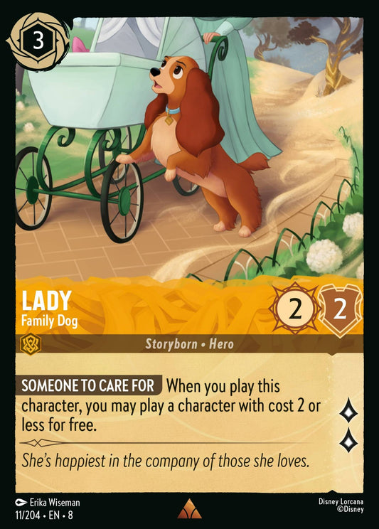 Set 8-011 | Lady - Family Dog | Rare