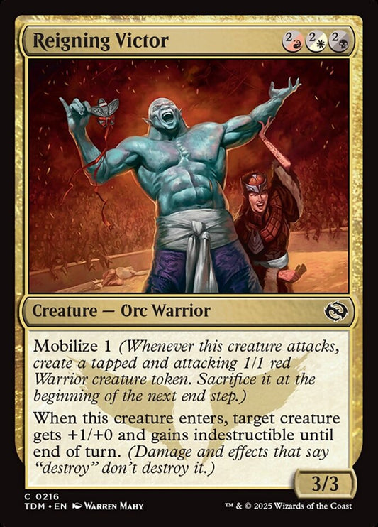 TDM-0216 | Reigning Victor | EN  | - | Foil