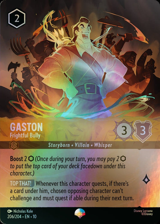 Set 10-206 | Gaston - Frightful Bully | Epic