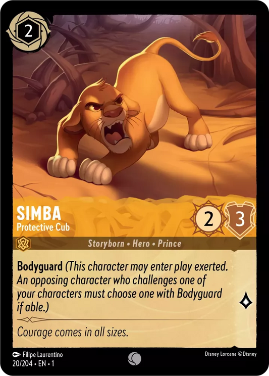 Set 1-020 | Simba - Protective Cub |  Common