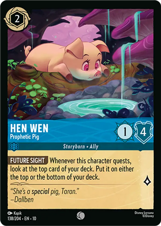Set 10-138 | Hen Wen - Prophetic Pig | Common