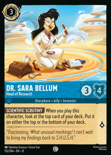 Set12-152 | Dr. Sara Bellum – Head of Research | Common | Foil