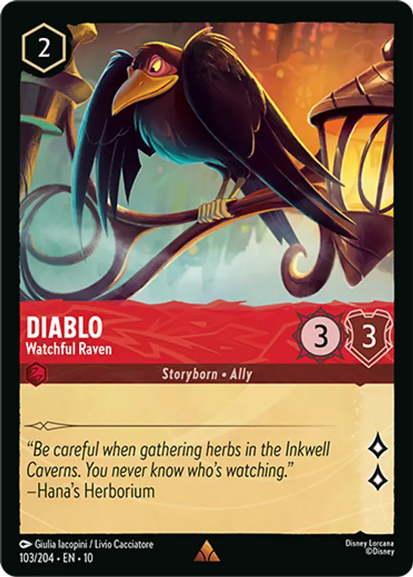 Set 10-103 | Diablo - Watchful Raven | Rare