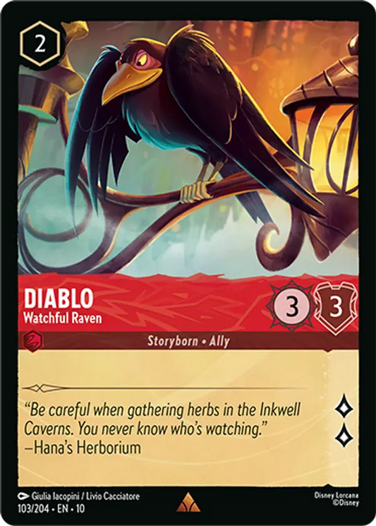 Set 10-103 | Diablo - Watchful Raven | Rare