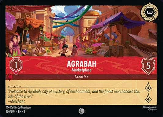 Set 9-136 | Agrabah - Marketplace | Common