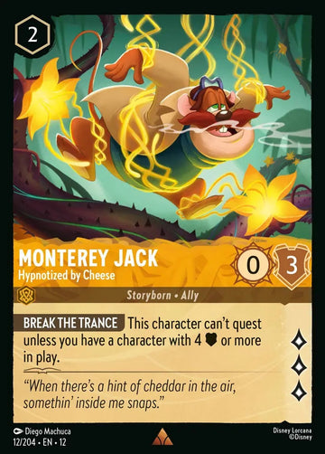 Set12-012 | Monterey Jack – Hypnotized by Cheese | Rare | Non-Foil