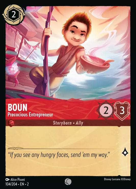 Set 2-104 | Boun - Precocious Entrepreneur | Common