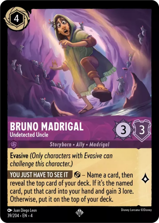 Set 4-039 | Bruno Madrigal - Undetected Uncle | Super Rare