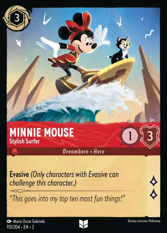 Set 2-113 | Minnie Mouse - Stylish Surfer | Uncommon