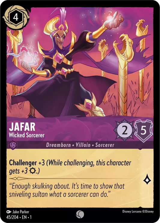 Set 1-045 | Jafar - Wicked Sorcerer |  Common