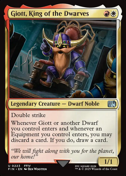 FIN-223 Giott, King of the Dwarves | Uncommon (EN)