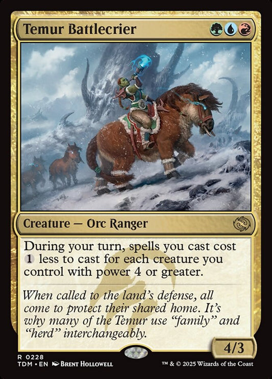 TDM-0228 | Temur Battlecrier | EN  | - | Foil