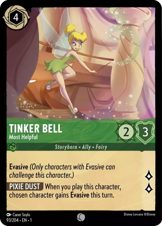 Set 1-093 | Tinker Bell - Most Helpful |  Common