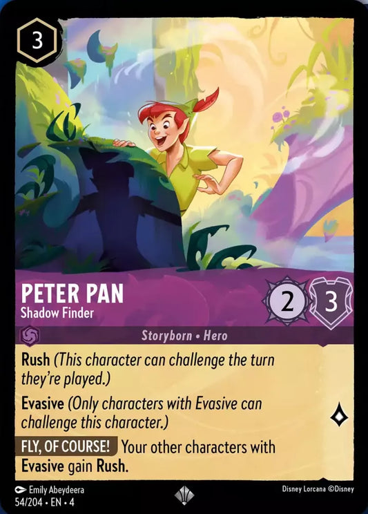 Set 4-054 | Peter Pan - Shadow Finder | Super Rare