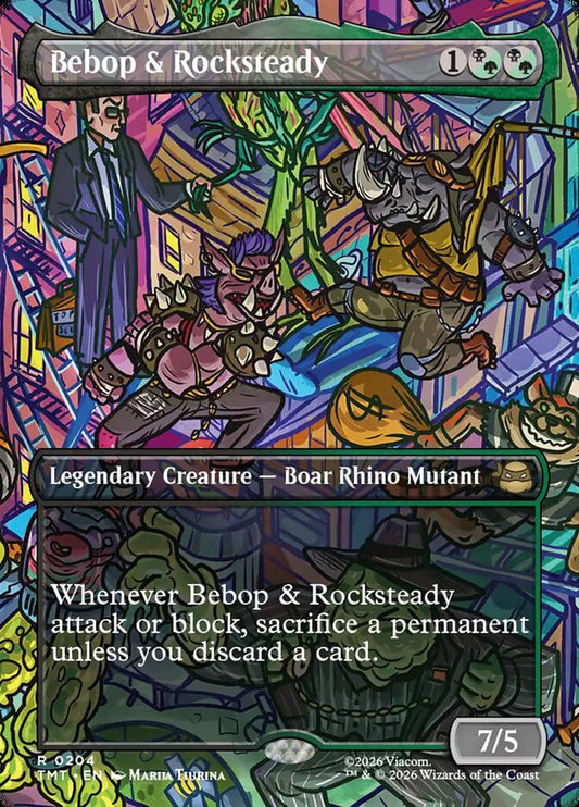 TMT-0204 | Bebop & Rocksteady | EN  | - | Foil