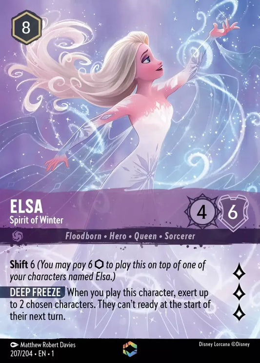 Set 1-207 | Elsa - Spirit of Winter |  Enchanted