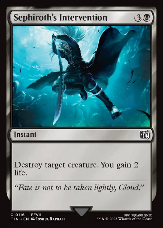 FIN-0116 | Sephiroth's Intervention | EN  | - | Foil