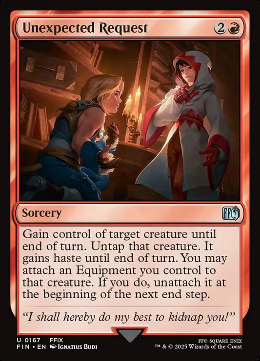 FIN-0167 | Unexpected Request | EN  | - | Foil