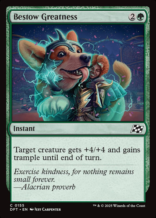 DFT-0155 | Bestow Greatness | EN  | - | Foil
