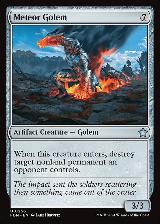FDN-0256 | Meteor Golem | EN  | - | Foil