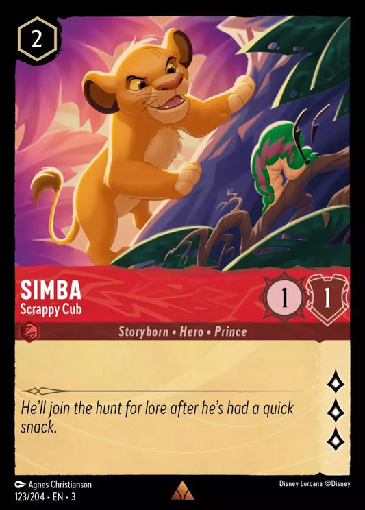 Set 3-123 | Simba - Scrappy Cub | Rare