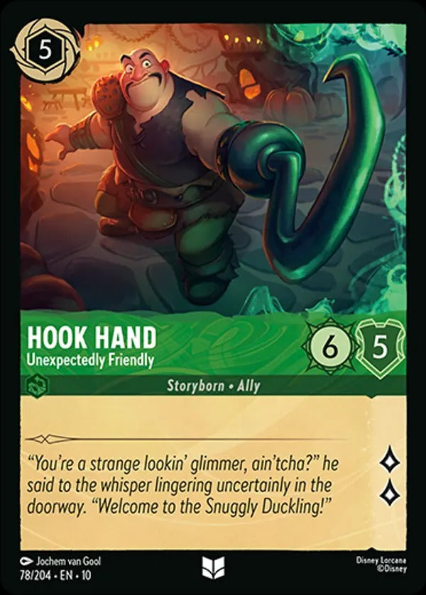 Set 10-078 | Hook Hand - Unexpectedly Friendly | Uncommon