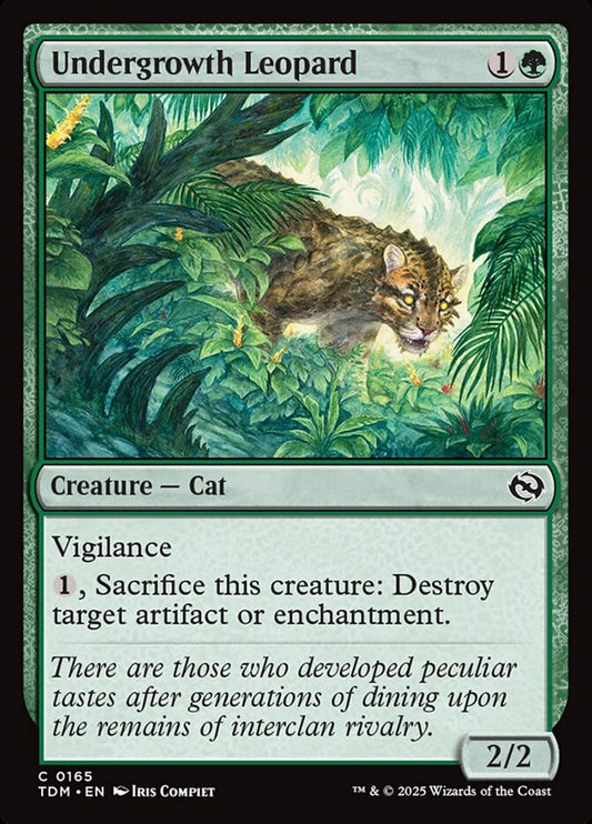 TDM-0165 | Undergrowth Leopard | EN  | - | Non-Foil
