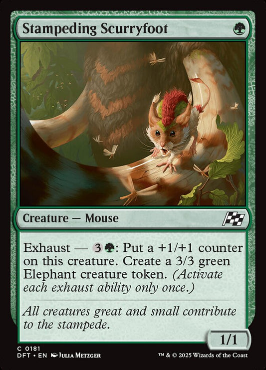 DFT-0181 | Stampeding Scurryfoot | EN  | - | Non-Foil