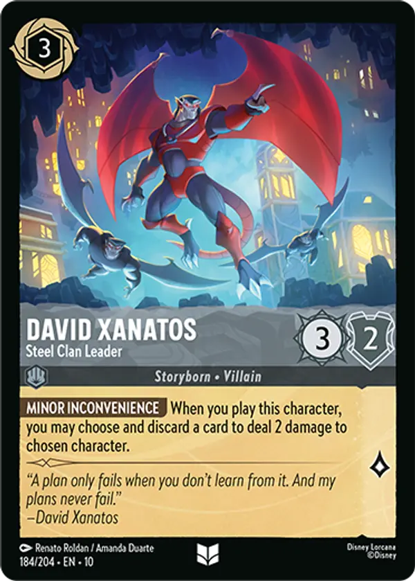 Set 10-184 | David Xanatos - Steel Clan Leader | Uncommon
