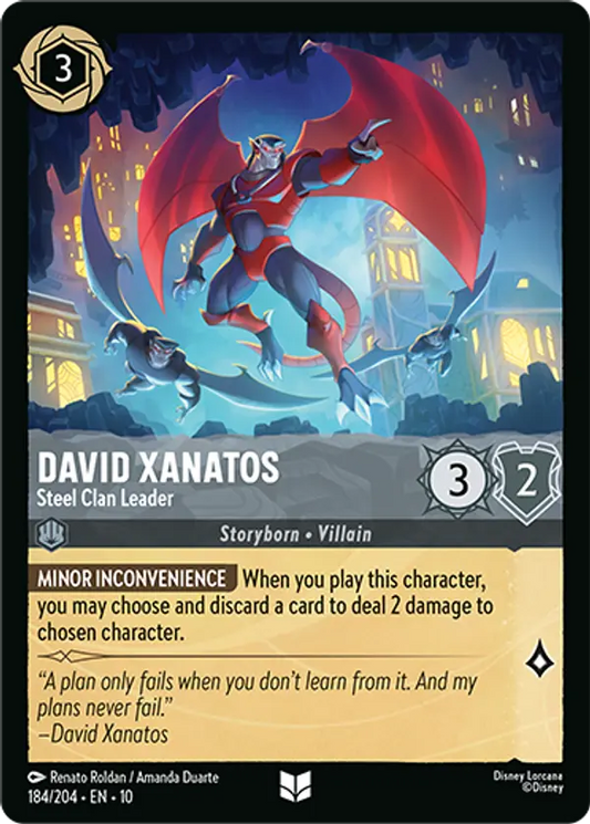 Set 10-184 | David Xanatos - Steel Clan Leader | Uncommon