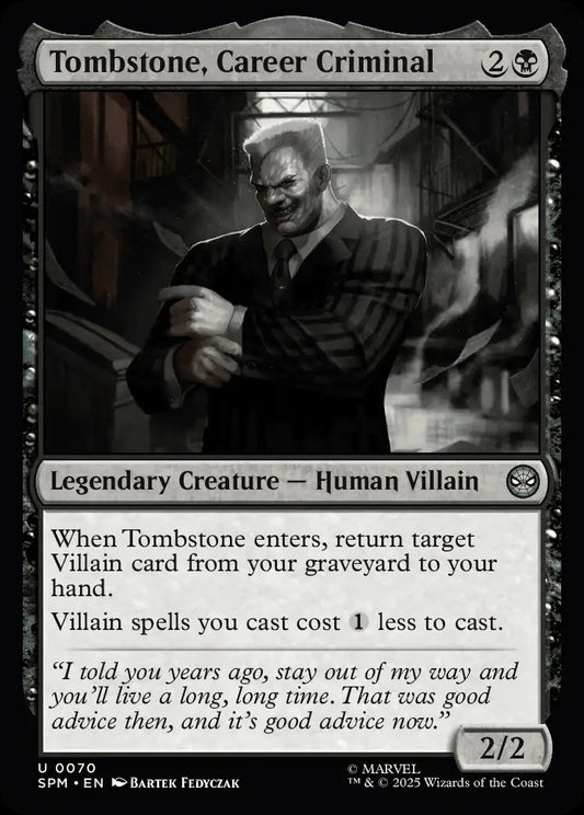 SPM-0070 | Tombstone, Career Criminal | EN  | U | Foil