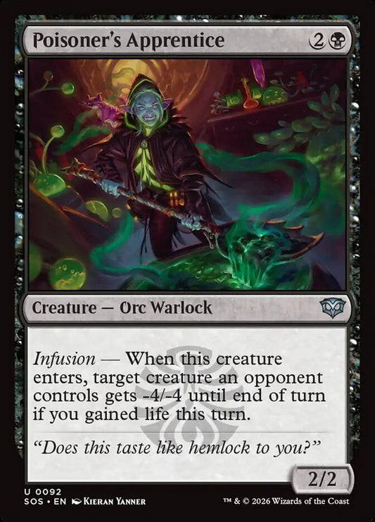 SOS-092 Poisoner's Apprentice -EN- U (Foil)