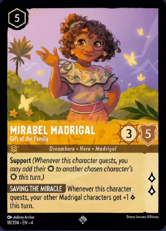 Set 4-018 | Mirabel Madrigal - Gift of the Family | Super Rare