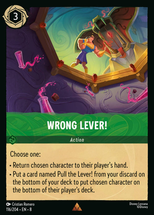 Set 8-116 | Wrong Lever! | Rare