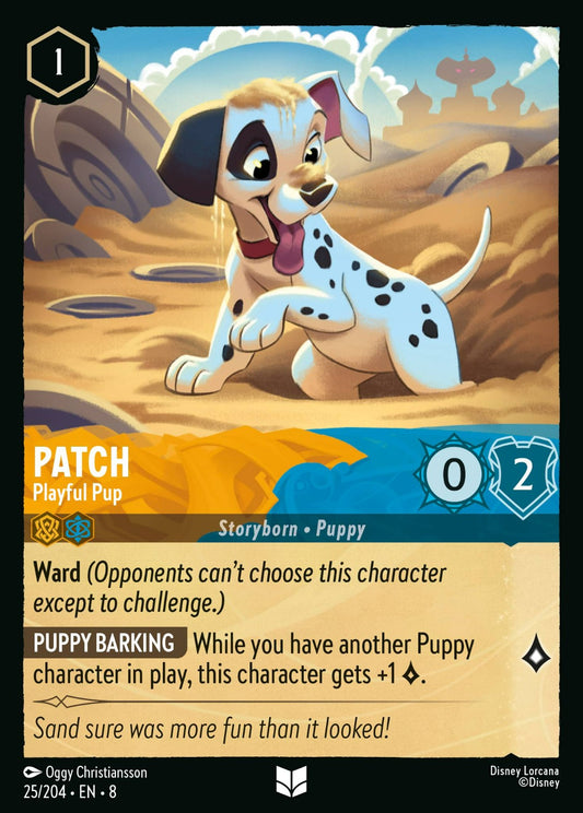 Set 8-025 | Patch - Playful Pup | Uncommon
