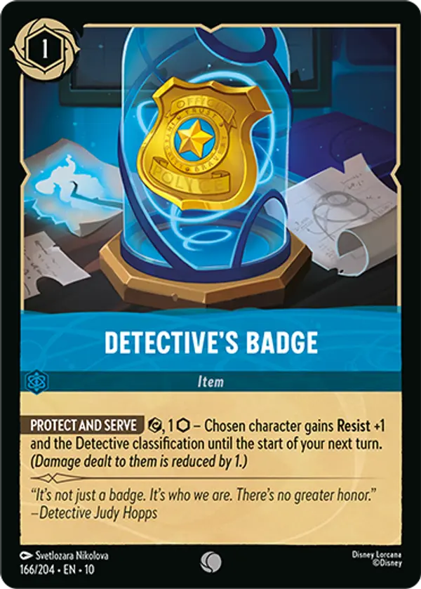 Set 10-166 | Detective's Badge | Common