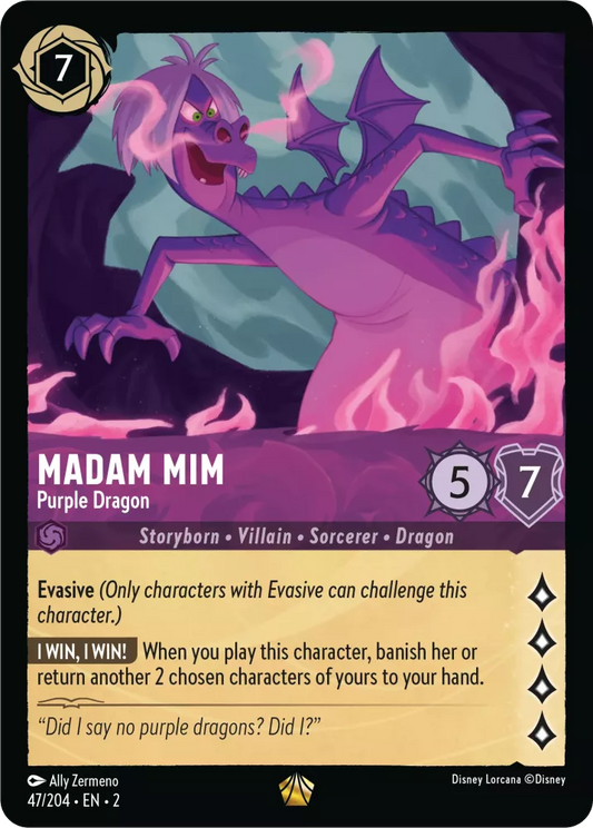 Set 2-047 | Madam Mim - Purple Dragon | Legendary