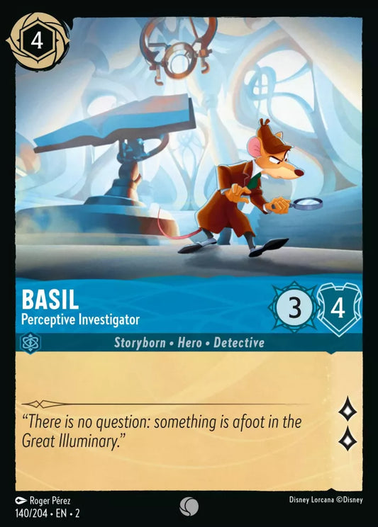 Set 2-140 | Basil - Perceptive Investigator | Common
