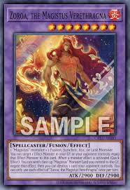 CR11-AE085 | Zoroa, the Magistus Verethragna(龍王絕火 鎖羅亞) | SR
