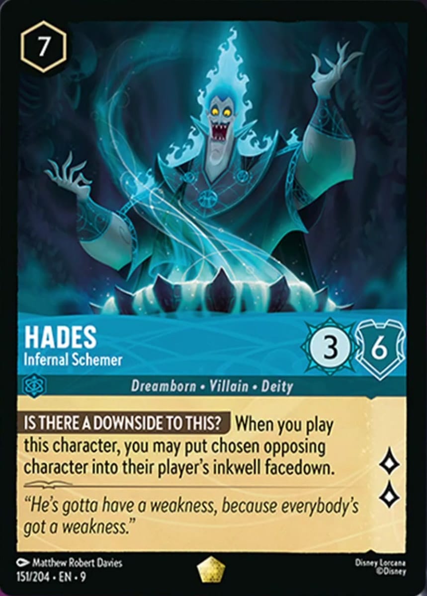 Set 9-151 | Hades - Infernal Schemer | Legendary