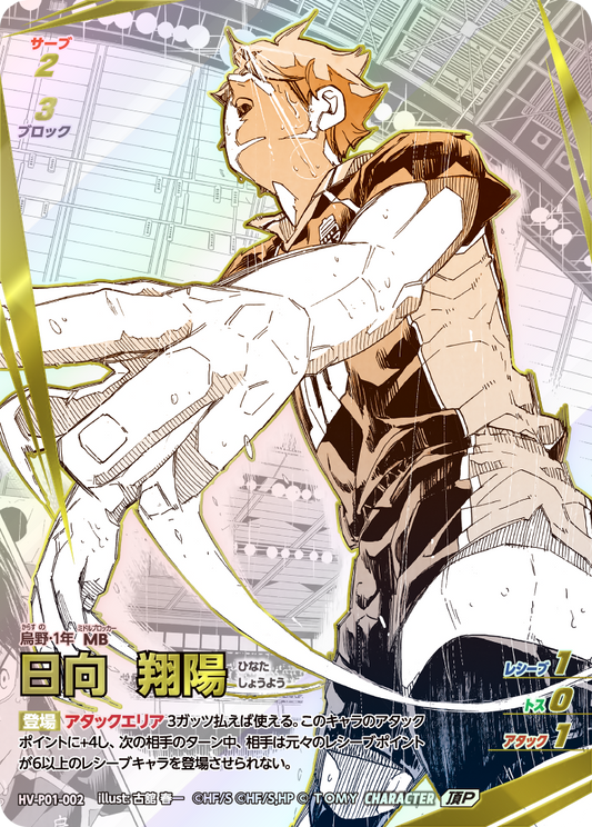 HV-P01-002 | 日向 翔陽ひなた しょうよう  | 頂P