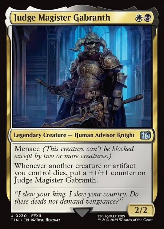FIN-0230 | Judge Magister Gabranth | EN  | - | Non-Foil