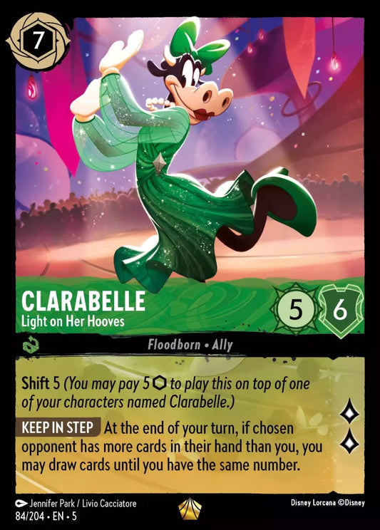 Set 5-084 | Clarabelle - Light on Her Hooves | Legendary